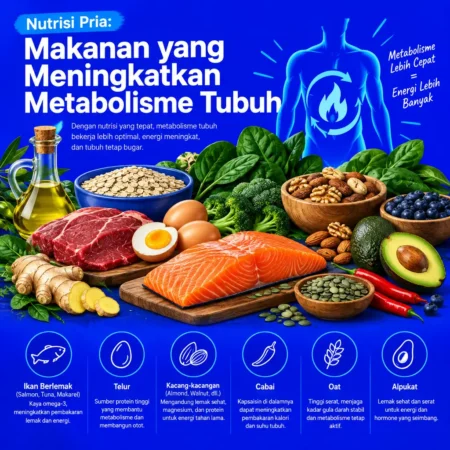 Nutrisi Pria: Makanan yang Meningkatkan Metabolisme Tubuh